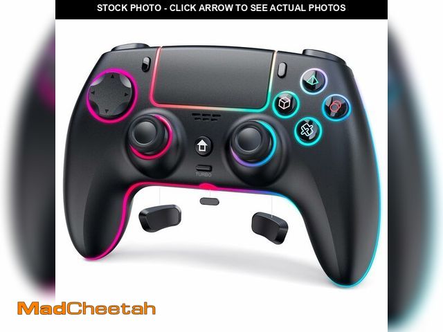 Lot 74-14264204 - AFMVV Wireless Controller for PS5 with RGB LED,TURBO, Dual Vibration, 6 Axis Gyro Sensor, Touchpad, ...