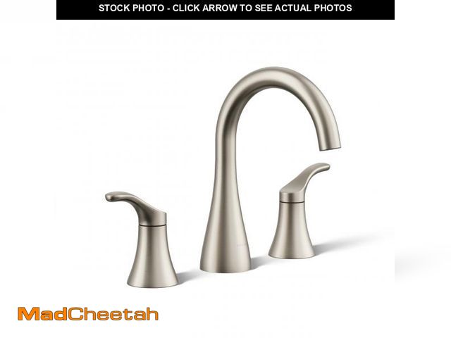 Lot 74-12116900 - Kohler 27390-4-BN SIMPLICEÃÂ®Widespread bathroom sink faucet, 1.2 GPM, Vibrant Brushed Nickel - USE...