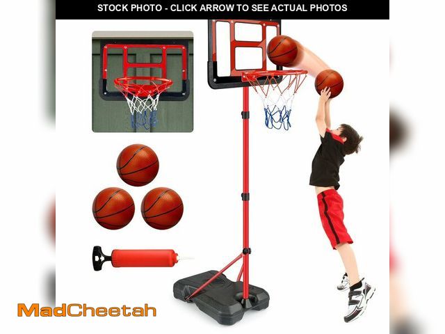 Lot 74-12607486 - ShyLizard Boys Toy Gifts for 3 4 5 6 7 8 Years Old, Kids Basketball Hoop Adjustable Height 3.5FT-6.2...