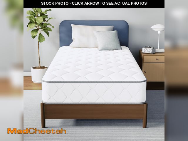 Lot 74-13844724 - Neo Sleep Twin Size Mattress, 8 Inch Hybrid Comfort &amp; Supportive Mattress in a Box, Cooling Gel ...