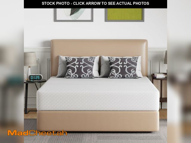 Lot 74-12786932 - FDW | 10 Inch Queen Mattress | Medium Firm | Gel Memory Foam Mattress | White | Bed in a Box, CertiP...