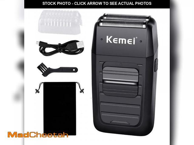 Lot 74-11552186 - kemei Men's Reciprocating Cordless Razor Razor Electric Rechargeable Razor Precision Beard Sideburn ...