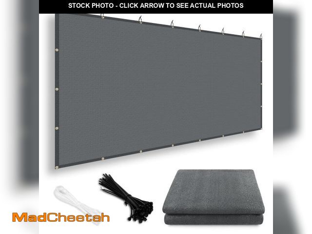 Lot 74-12309591 - LOVE STORY 10x10 FT Sun Shade Cloth with Grommets Pergola Shade Cover 95% UV Protection for Patio Ou...