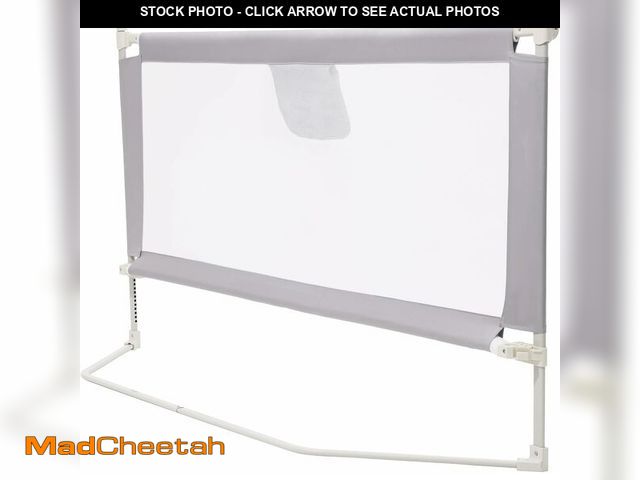Lot 74-12632835 - (MISSING HARDWARE ) Bed Rail for Toddlers, Foldable Bed Rails Quick Assembly, Height Adjustable Bed ...
