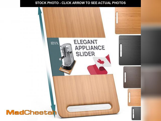 Lot 74-12437456 - Ibyx Elegant Sliding Tray for Your Coffee Maker &amp; Heavy Kitchen Appliances - Sturdy, Slides Easi...