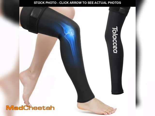 Lot 74-12700896 - Full Leg Ice Pack Wrap with 360ÃÂ° Coverage with Strap for Muscle Recovery After Exercise, Ice Pack...