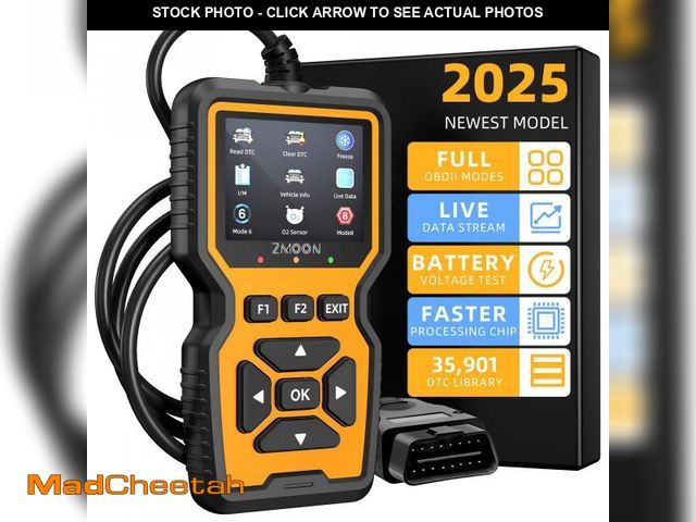 Lot 74-12222923 - ZMOON ZM201 Professional OBD2 Scanner Diagnostic Tool, Enhanced Check Engine Code Reader with Reset ...