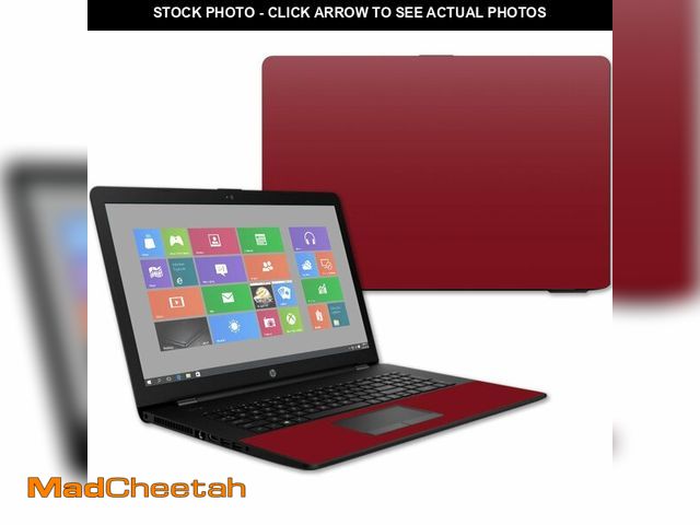 Lot 74-12714798 - Mightyskins Skin Compatible with Hp 17t Laptop 17.3" (2017) - Solid Burgundy | Protective, Durable, ...