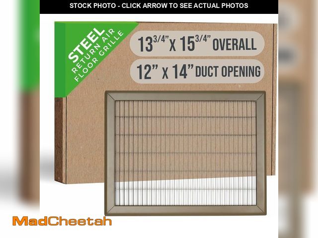 Lot 74-13698003 - (SOME DAMAGE) Fits 12x14 and 14x12 Duct Opening | Return Air Floor Grille by Handua | Walkable Vent ...