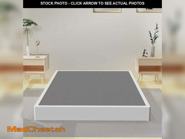 Lot 74-14351265 - 7" Queen Box Spring, Heavy Duty Metal Queen Mattress Foundation with Fabric Cover, Noise-Free, Easy ...