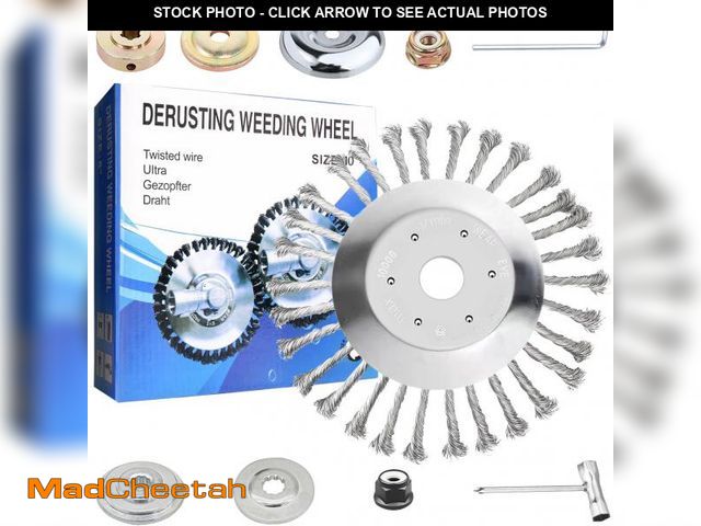 Lot 74-12305021 - Cokacot 10 Inch Steel Wire Trimmer Head, Unbreakable Wired Trimmer Blade Yard Patio Wire Weed Eater ...