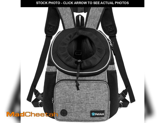 Lot 74-13573291 - PetAmi Dog Front Carrier Backpack, Adjustable Dog Pet Cat Chest Carrier Backpack, Ventilated Dog Car...