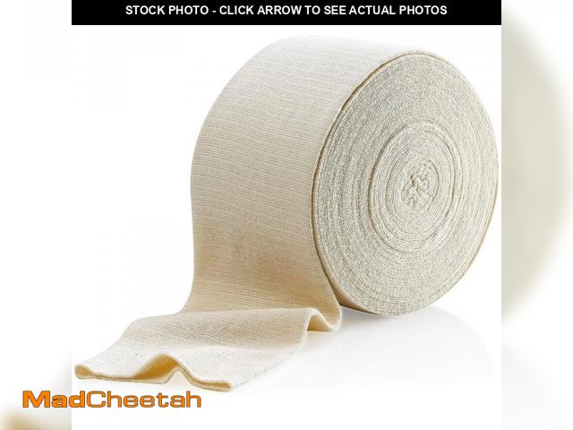 Lot 74-12435519 - Elastic Tubular Support Bandage Size E, 10M Box - Natural Color (3.5" X 33 feet) for Large Knee Supp...