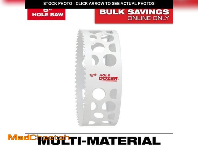 Lot 74-14468239 - *DIRTY/RUSTY* Milwaukee 5 in. Hole Dozer Bi-Metal Hole Saw 49-56-9652 *DIRTY/RUSTY* - USED