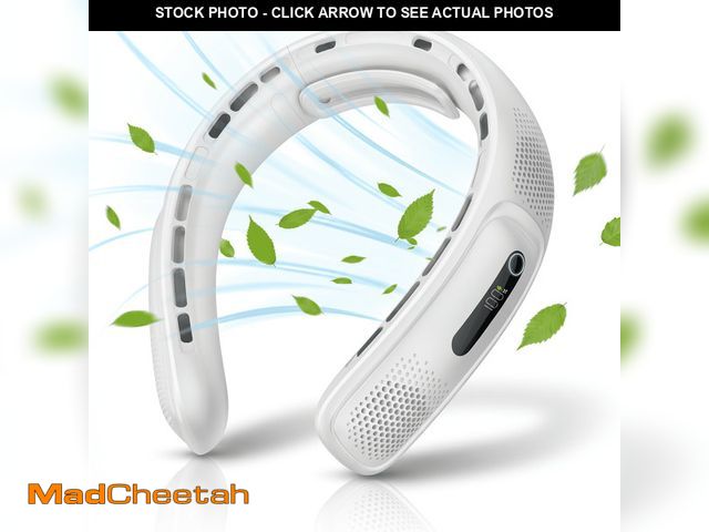 Lot 74-14607721 - Portable Neck Fan, 4000mAh 360 Cooling Hands Free Bladeless Fan for Outdoor Indoor Birthday Gifts fo...