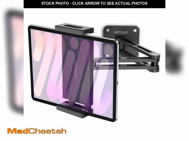 Lot 74-13773426 - Urmust Tablet Wall Mount Holder for iPad, 360ÃÂ°Rotation Adjustable Tablet Stand Holder with Alumin...