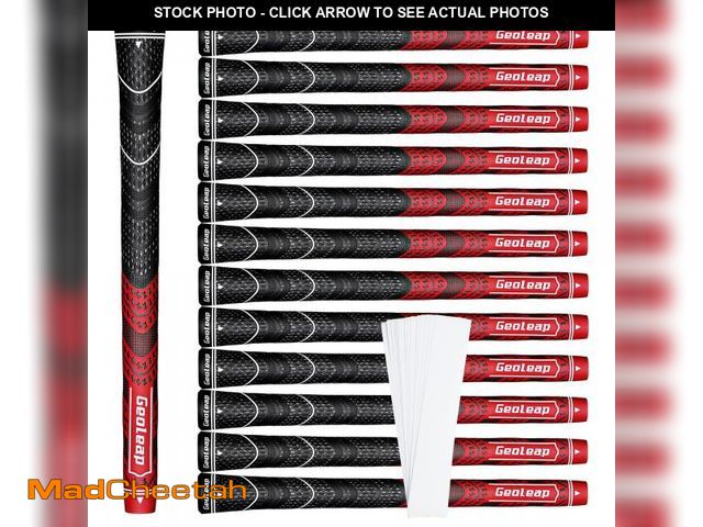 Lot 74-12307056 - Geoleap Golf Grips Set of 13- Grips with Tapes and Grips with All Repair Kits for Choice,Hybrid Golf...