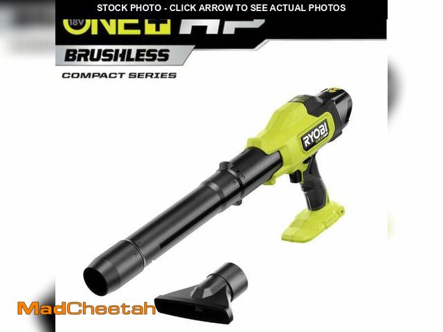 Lot 74-12794551 - RYOBI Tools ONE+ HP 18V Brushless Cordless 220 CFM 140 MPH Compact Blower (Tool-Only) - UNUSED