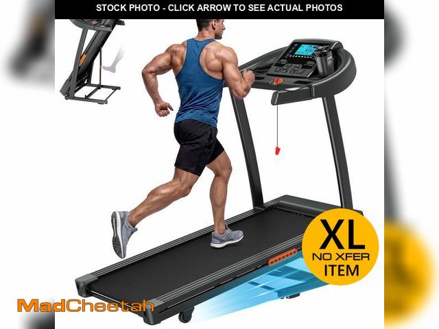 Lot 74-14435413 - COFUNOK 16% Auto Incline Folding Treadmill ,4.0HP Treadmill for Home and Office,300-400LBS Capacity,...