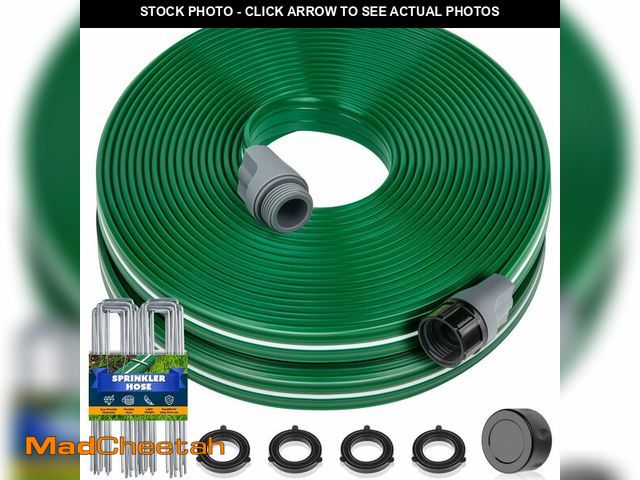 Lot 74-14210071 - Jin&amp;Bao Sprinkler Hose with Holes 50FT, Heavy Duty Watering Garden Hose, High-Efficiency Sprinkl...