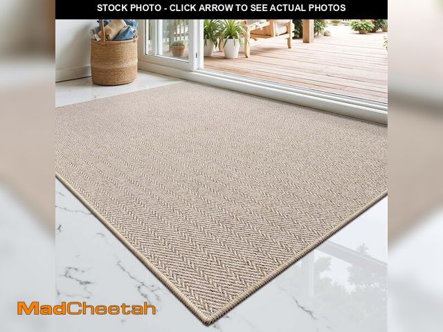 Lot 74-13045093 - FRABE Ultra Thin Indoor Door Mat Non Slip, Low Profile Entryway Mat, Pet Friendly Doormat with Herri...