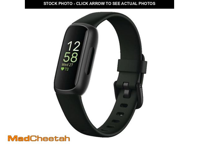 Lot 74-12114561 - Fitbit Inspire 3 Health &amp;-Fitness-Tracker with Stress Management, Workout Intensity, Sleep Track...
