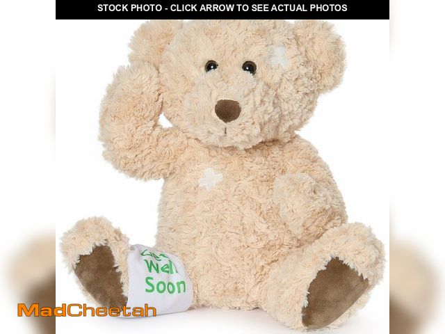 Lot 74-12715130 - Muiteiur 13.8 Inch Get Well Soon Teddy Bear, Broken Arm Leg Gift for Kids, Soft Recover Bear with Ba...