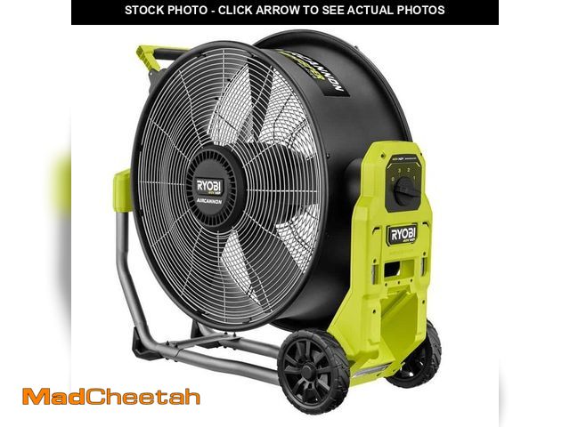 Lot 74-14280349 - RYOBI 40V HP Brushless Cordless Hybrid WHISPER SERIES 20 in. Air Cannon Fan (Tool Only) - UNUSED