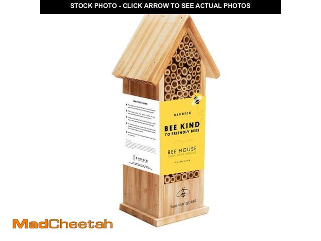 Lot 74-12782089 - Bambeco 12 in. Mason Tower Bee House - UNUSED