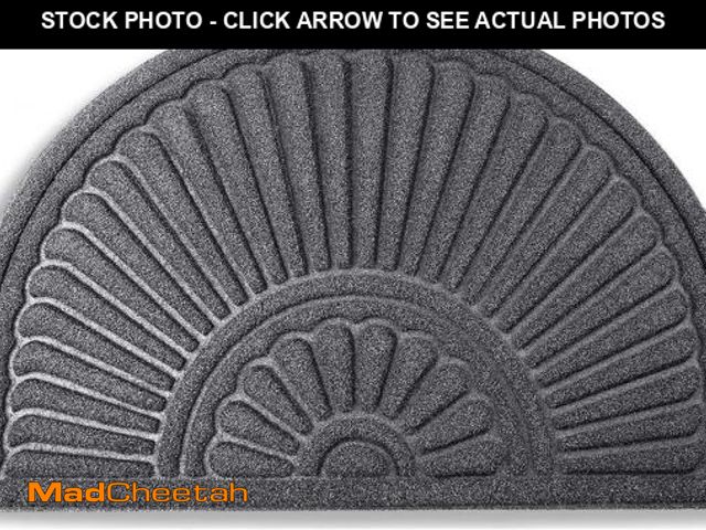 Lot 74-6167499 - Mibao Half Round Door Mat, Half Circle Door Mats Outdoor, Front Door Mat Outdoor Entrance, Welcome M...