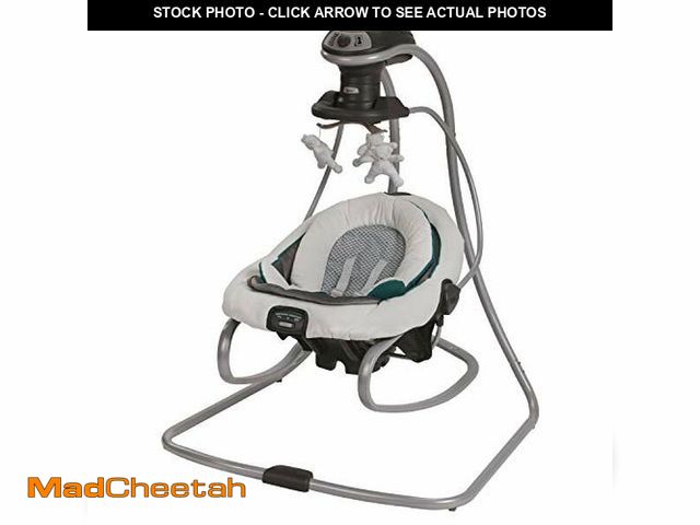 Lot 74-12760163 - Graco DuetSoothe Swing and Rocker with Removable Swing Seat and 6 Swinging Speeds for Toddler Swing ...