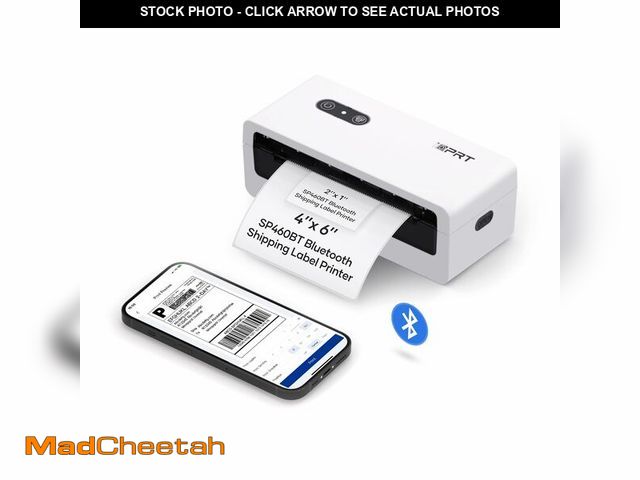 Lot 74-14298200 - iDPRT Shipping Label Printer 4x6 Bluetooth Thermal Label Printer for Small Business and Shipping Pac...