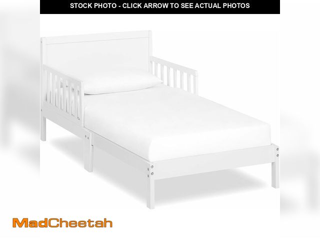 Lot 74-14067204 - Dream On Me Brookside Toddler Bed, Low Floor Wooden Bed, Side Safety Bed Rails, GREENGUARD Gold &amp...