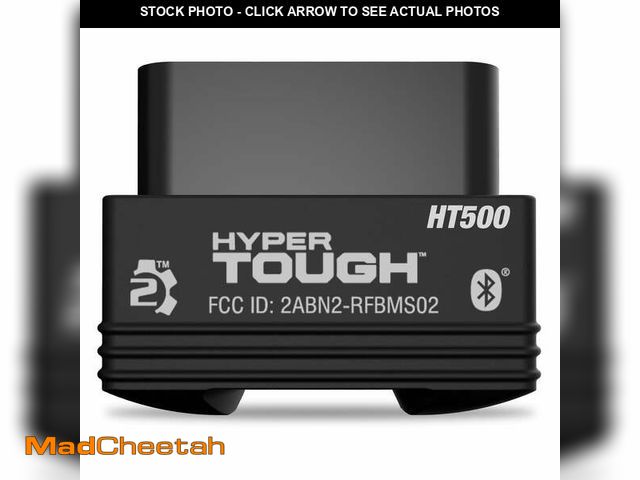 Lot 74-12862304 - Hyper Tough HT500 Bluetooth Scan Tool, 1996 &amp; Newer OBD2 Vehicles, Free Fix &amp; Part Recommend...