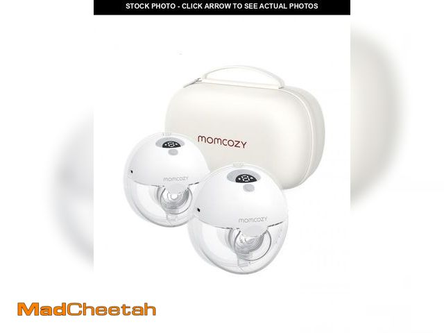 Lot 74-12439646 - Momcozy Breast Pump, Double-Sealed Flange for Comfort - 24mm, 2 Pack Ash Gray - USED