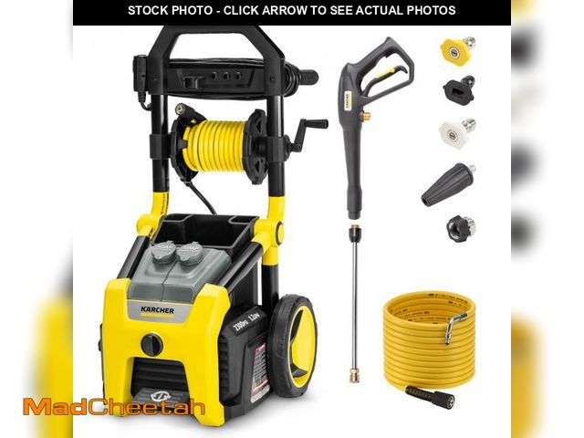 Lot 74-12198319 - KÃÂ¤rcher Pressure Washer K2300PS, CETA Certified, 4 Spray Nozzles, Detergent Tank, Hose Reel, for ...