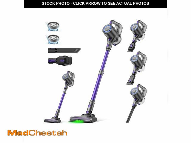 Lot 74-14302597 - Suirviz Cordless Vacuum Cleaner, 40KPA/500W/35Mins, Powerful Suction with Green LED Dust Detection, ...