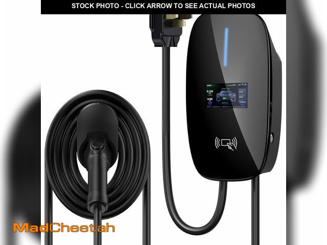 Lot 74-13710019 - Level 2 EVCharger - NEMA 14-50 EVSE J1772 Charger - 48 Amp EVCharger Level 2, 240V WiFi Enabled Elec...