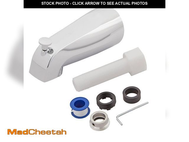 Lot 74-13771984 - Everbilt Tub Spout with Diverter and Handheld Shower Fitting - UNUSED