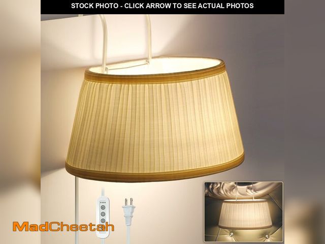 Lot 74-12715416 - NITOWOLF Bed Reading Light, Headboard Light Reading Lights for Books in Bed with Adjustable Hook, Ey...