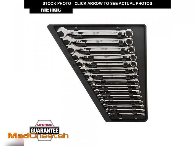 Lot 74-12143011 - Milwaukee 48-22-9515 15-Piece Metric Combo Wrench Kit - UNUSED