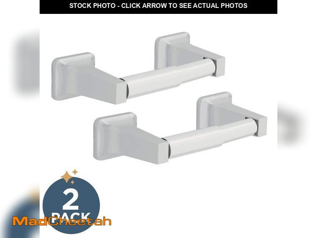 Lot 74-12557908 - Franklin Brass (2-Pack) Futura Wall Mount Spring-Loaded Toilet Paper Holder Bath Hardware Accessory ...