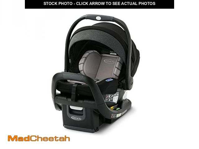 Lot 74-12098240 - Graco SnugRide SnugFit DLX Infant Car Seat, Anti Rebound Bar for Extra Safety, SnugLock Easy Install...