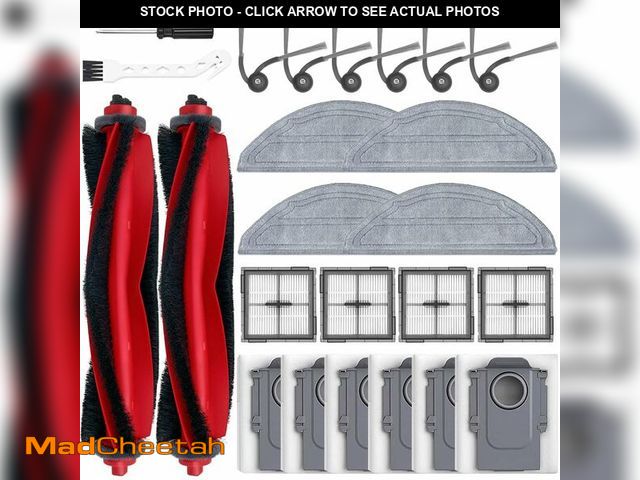 Lot 74-14299846 - MIXEAL 24 Pack Accessories Compatible with Roborock Q10 S5+, Q10 S5, Q10 X5+, Q10 X5 Vacuum Cleaner,...