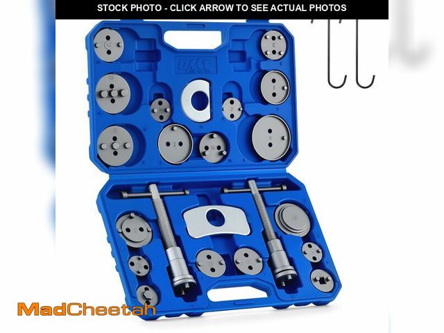 Lot 74-14063041 - Orion Motor Tech Brake Caliper Wind Back Tool Kit, 24pc Brake Caliper Compression Tool Set with Thru...