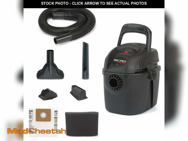 Lot 74-12789133 - Shop-Vac 1 Gallon 1.0PHP Micro Wet Dry Vacuum - UNUSED