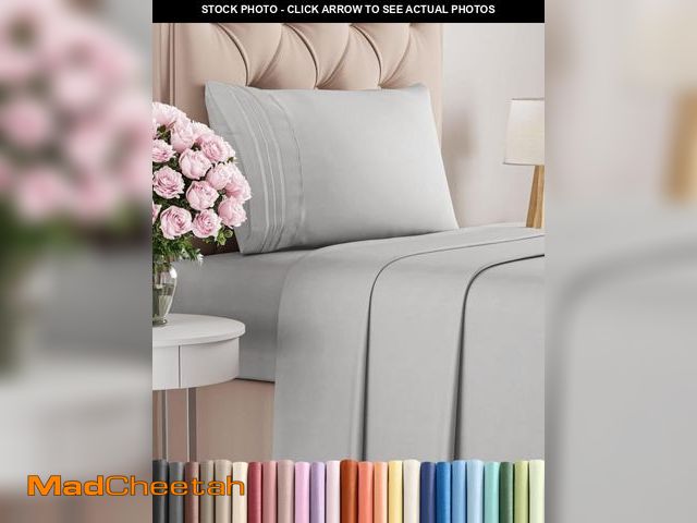 Lot 74-12443564 - Twin XL Size 3 Piece Sheet Set - Comfy Breathable &amp; Cooling Bed Sheets Set - Hotel Luxury Beddin...
