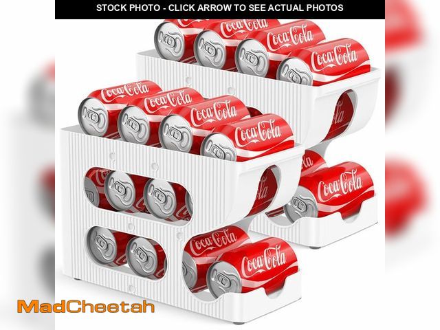 Lot 74-14302440 - Sotfamily FIFO Soda Can Organizer for Pantry or Fridge, Holds 24 Cans - UNUSED
