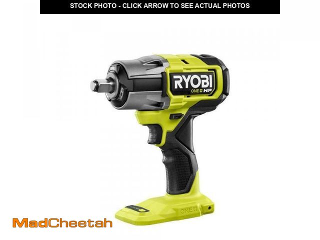 Lot 74-12517498 - RYOBI ONE+ HP 18V Brushless Cordless 4-Mode 1/2 in. Impact Wrench (Tool Only) - UNUSED