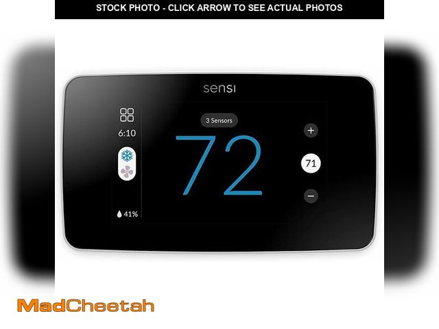 Lot 74-14591538 - Sensi Touch 2 Smart Thermostat Wi-Fi, Alexa, Energy Star Certified, ST76 - UNUSED